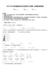 2023-2024学年福建省龙岩市永定区数学八年级第一学期期末调研试题含答案