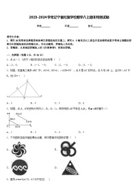 2023-2024学年辽宁省红旗学校数学八上期末检测试题含答案