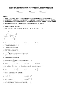 黑龙江省红光农场学校2023-2024学年数学八上期末考试模拟试题含答案