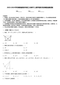 2023-2024学年陕西省西安市西工大附中八上数学期末质量跟踪监视试题含答案