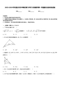 2023-2024学年重庆市沙坪坝区第八中学八年级数学第一学期期末达标检测试题含答案