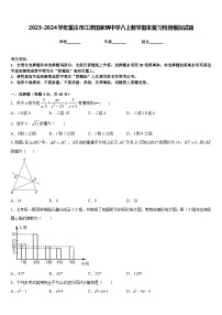 2023-2024学年重庆市江津田家炳中学八上数学期末复习检测模拟试题含答案