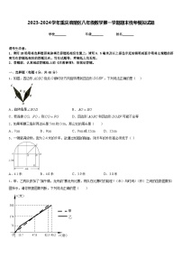 2023-2024学年重庆涪陵区八年级数学第一学期期末统考模拟试题含答案