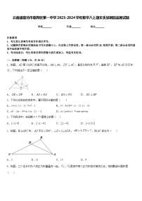 云南省临沧市临翔区第一中学2023-2024学年数学八上期末质量跟踪监视试题含答案