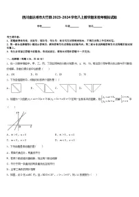 四川省达州市大竹县2023-2024学年八上数学期末统考模拟试题含答案