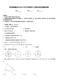 四川省峨眉山市2023-2024学年数学八上期末质量检测模拟试题含答案