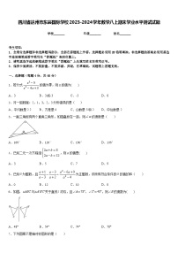 四川省达州市东辰国际学校2023-2024学年数学八上期末学业水平测试试题含答案