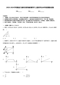 2023-2024学年黑龙江省哈尔滨市顺迈数学八上期末学业水平测试模拟试题含答案