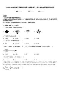 2023-2024学年江苏省徐州市第一中学数学八上期末学业水平测试模拟试题含答案