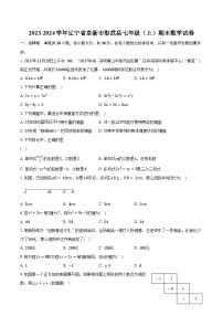 2023-2024学年辽宁省阜新市彰武县七年级（上）期末数学试卷(含解析）