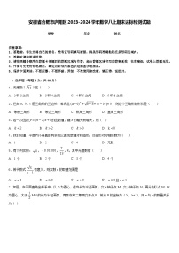 安徽省合肥市庐阳区2023-2024学年数学八上期末达标检测试题含答案