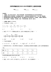 天津市津南区名校2023-2024学年数学八上期末统考试题含答案