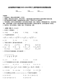 山东省青岛市市南区2023-2024学年八上数学期末综合测试模拟试题含答案