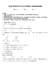 广东省广州市白云区2023-2024学年数学八上期末达标测试试题含答案