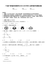 广东省广州市南沙区博海学校2023-2024学年八上数学期末考试模拟试题含答案