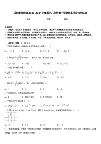 岳阳市湘阴县2023-2024学年数学八年级第一学期期末质量检测试题含答案