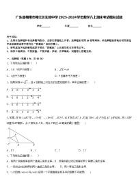 广东省梅州市梅江区实验中学2023-2024学年数学八上期末考试模拟试题含答案