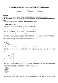 广西防城港市防城区港市2023-2024学年数学八上期末统考试题含答案