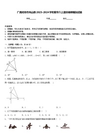 广西河池市凤山县2023-2024学年数学八上期末调研模拟试题含答案