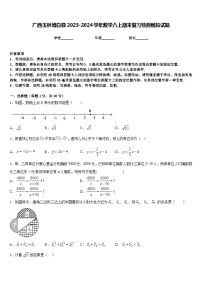 广西玉林博白县2023-2024学年数学八上期末复习检测模拟试题含答案