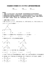 河北省张家口市涿鹿县2023-2024学年八上数学期末联考模拟试题含答案