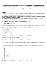 江西省高安市吴有训实验学校2023-2024学年八年级数学第一学期期末检测模拟试题含答案