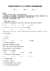 江西省吉安市遂州县2023-2024学年数学八上期末调研模拟试题含答案