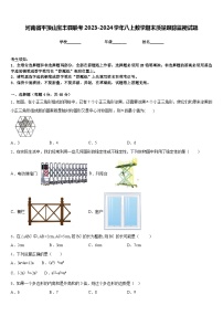 河南省平顶山宝丰县联考2023-2024学年八上数学期末质量跟踪监视试题含答案