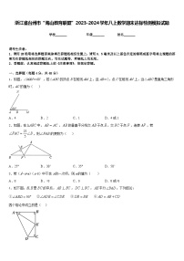 浙江省台州市“海山教育联盟”2023-2024学年八上数学期末达标检测模拟试题含答案