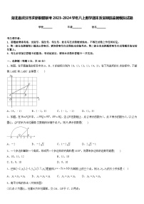 湖北省武汉市求新联盟联考2023-2024学年八上数学期末质量跟踪监视模拟试题含答案