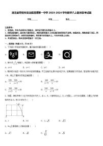 湖北省枣阳市吴店镇清潭第一中学2023-2024学年数学八上期末联考试题含答案