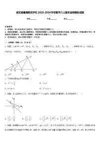 湖北省襄阳阳光学校2023-2024学年数学八上期末监测模拟试题含答案