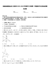 湖南省益阳赫山区六校联考2023-2024学年数学八年级第一学期期末学业质量监测模拟试题含答案