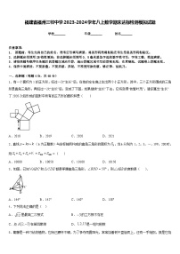 福建省福州三牧中学2023-2024学年八上数学期末达标检测模拟试题含答案