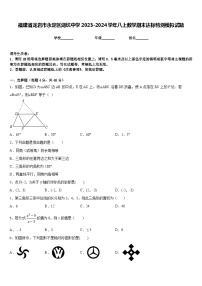 福建省龙岩市永定区湖坑中学2023-2024学年八上数学期末达标检测模拟试题含答案