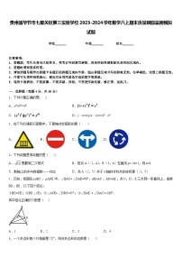 贵州省毕节市七星关区第三实验学校2023-2024学年数学八上期末质量跟踪监视模拟试题含答案