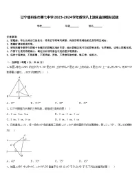 辽宁省丹东市第七中学2023-2024学年数学八上期末监测模拟试题含答案