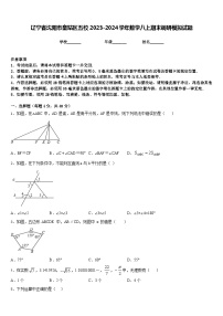 辽宁省沈阳市皇姑区五校2023-2024学年数学八上期末调研模拟试题含答案