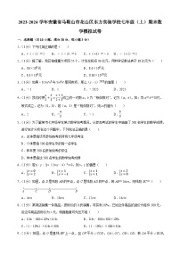 安徽省马鞍山市花山区东方实验学校2023-2024学年七年级上学期期末数学模拟试卷