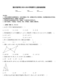 重庆市梁平区2023-2024学年数学八上期末监测试题含答案