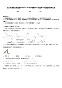 重庆市西南大附属中学2023-2024学年数学八年级第一学期期末经典试题含答案