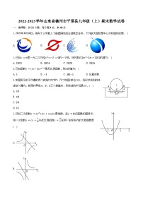 2022-2023学年山东省德州市平原县九年级（上）期末数学试卷（含解析）