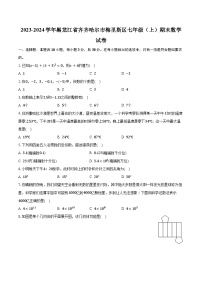 2023-2024学年黑龙江省齐齐哈尔市梅里斯区七年级（上）期末数学试卷（含解析）