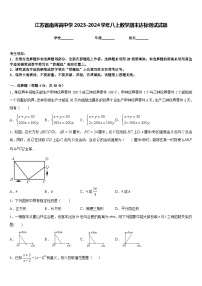 江苏省南菁高中学2023-2024学年八上数学期末达标测试试题含答案