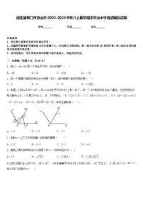 湖北省荆门市京山市2023-2024学年八上数学期末学业水平测试模拟试题含答案