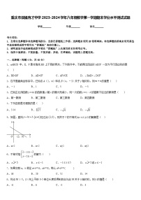 重庆市双福育才中学2023-2024学年八年级数学第一学期期末学业水平测试试题含答案