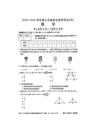 河南省安阳市部分学校2023一2024学年上学期九年级综合素养评估四（期末）数学试题