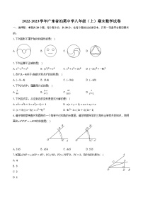 2022-2023学年广东省汕尾中学八年级（上）期末数学试卷(含解析）