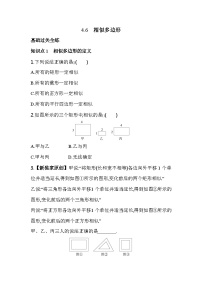 浙教版九年级上册4.6 相似多边形随堂练习题