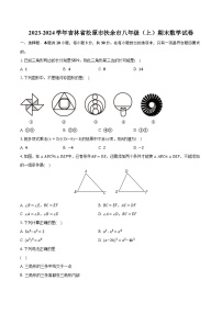 2023-2024学年吉林省松原市扶余市八年级（上）期末数学试卷（含解析）